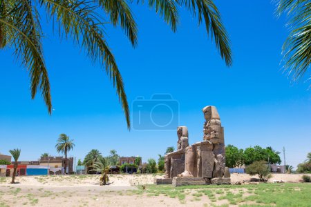 Colossi of Memnon in Egypt.