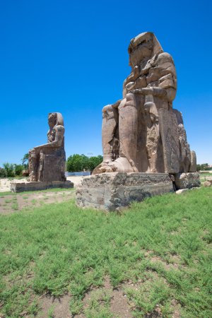 Egypt. Luxor. The Colossi of Memnon