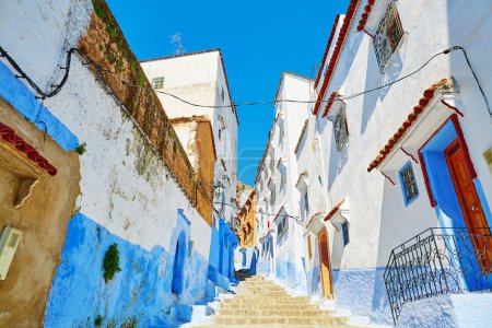 Beautiful blue medina of Chefchaouen, Morocco