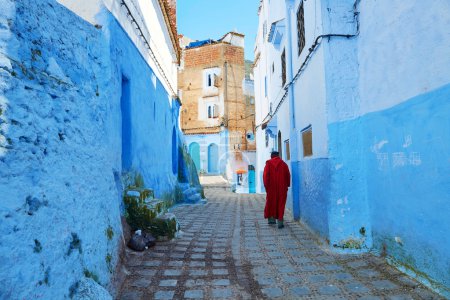 Street in Chefchaouen, Morocco