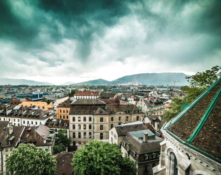 view of Geneva Old Town