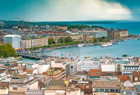 view of Geneva Old Town