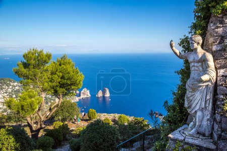 Capri island in  Italy