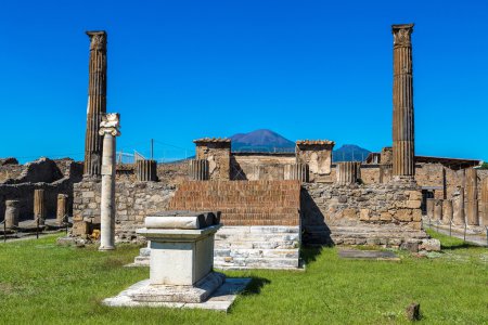 Ruins in Pompeii city