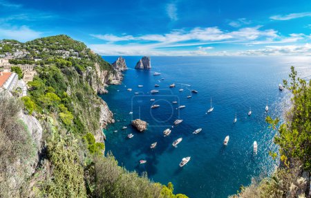 Capri island  in Italy