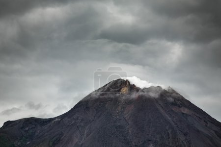 Mountain Merapi volcano