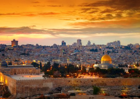 View to Jerusalem old city. Israel