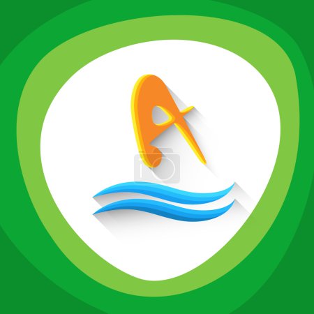 跳水运动员体育游戏标志图标