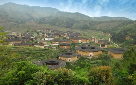 Hakka Roundhouse tulou walled village