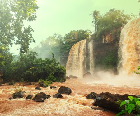 argentinian Iguassu waterfall