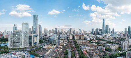 a panoramic view of tianjin