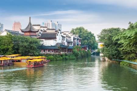 the confucius temple in afternoon