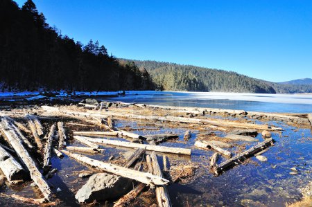 Pudacuo frozen Lake