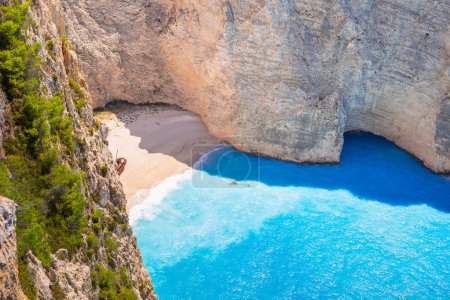 Beautiful Navagio Beach on Zakynthos, Greece