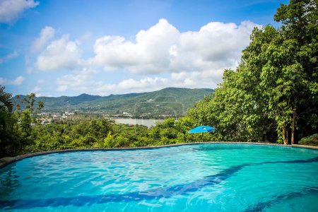 Swimming pool of luxury hotel, Koh Samui Thailand