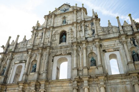 Ruins St.Paul Church in Macau city