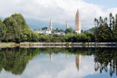 Dali white pagodas