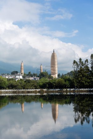 Dali white pagodas