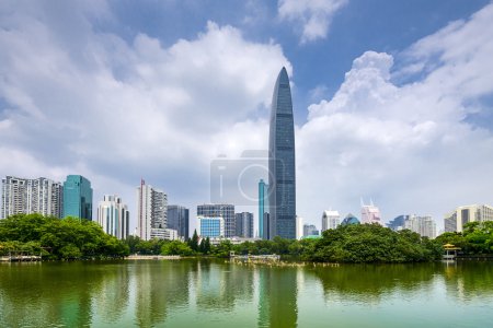 Shenzhen, China City Skyline