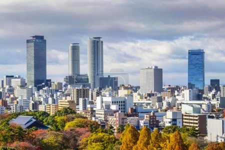 Nagoya, Japan Downtown Cityscape