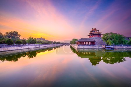 Forbidden City moat in Beijing