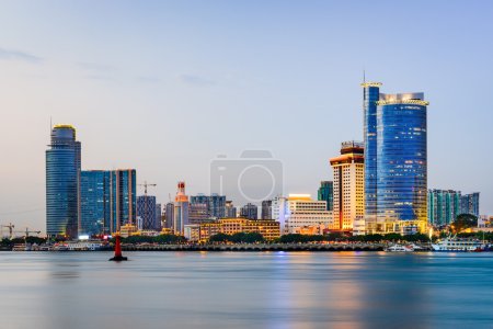 Xiamen China Skyline