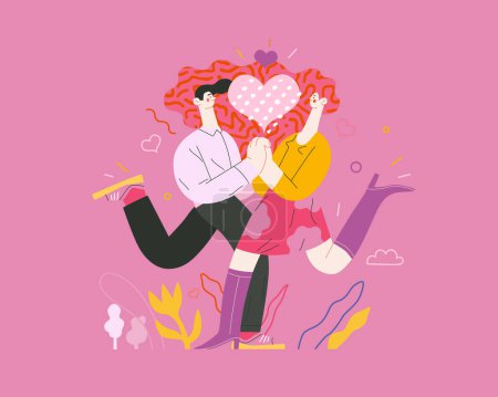 Couple in love - Valentine graphics