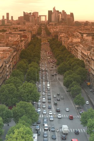 View of Le Defence in Paris.