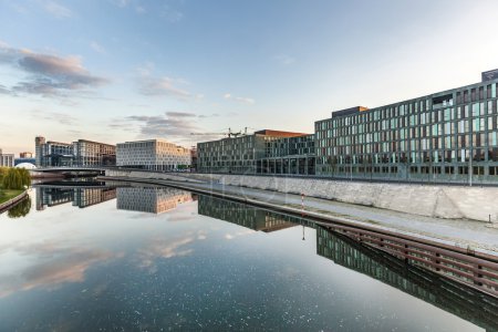 River Spree and office building of the German Parliament in Berl