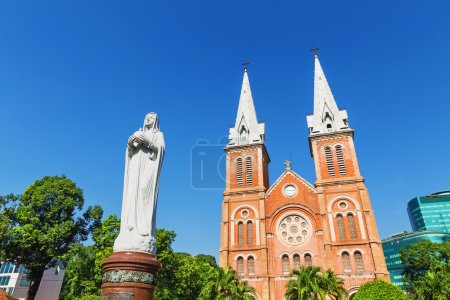 Saigon Notre Dame Cathedral Basilica in Ho Chi Minh city, Vietna