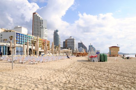 Tel Aviv beach.