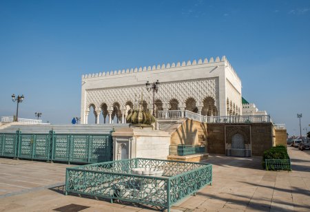 Mausoleum of Mohammed V and and Hassan II in Rabat.