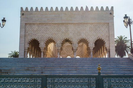 Mausoleum of Mohammed V and and Hassan II in Rabat.