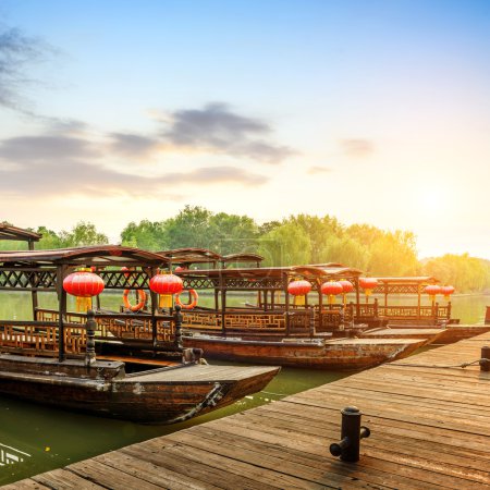 Chinese traditional boat