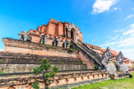 Wat Chedi Luang temple in Thailand