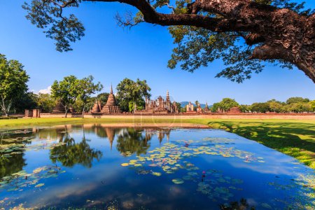 Sukhothai historical park in Thailand