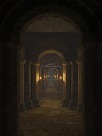 Corridor in the dungeon