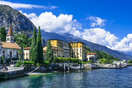 scenic landscapes of Lago di Como - Cadenabbia, Italy