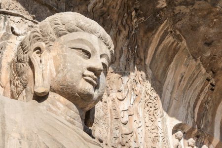 LUOYANG, CHINA - NOV 13 2014: Longmen Grottoes. UNESCO World heritage site in Luoyang, Henan, China.