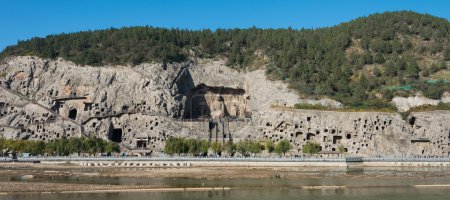 LUOYANG, CHINA - NOV 13 2014: Longmen Grottoes. UNESCO World heritage site in Luoyang, Henan, China.