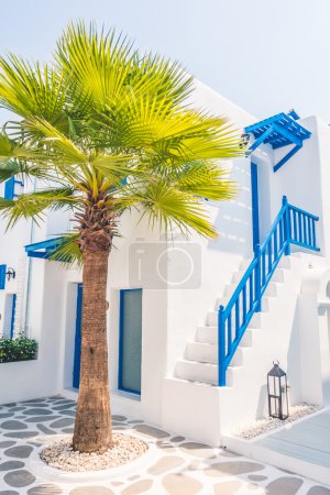 Beautiful architecture with santorini and greece style