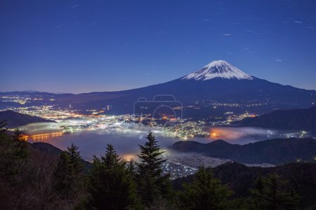 Mountain Fuji and Kawaguchiko lake 