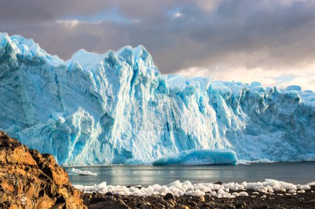 Early morning on the glacier Perito Moreno, Argentina