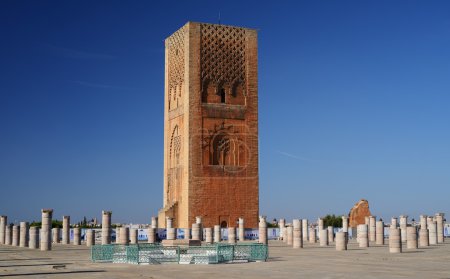 Morocco. Hassan tower in Rabat 