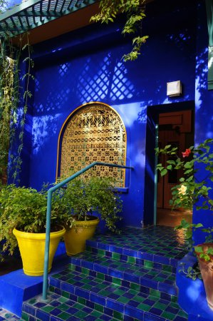 Jardin Majorelle Garden in Marrakesh, Morocco