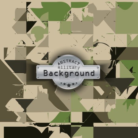 Camouflage military pattern background. illustration,