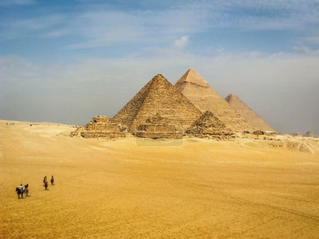 The Pyramids of Giza, Cairo, Egypt