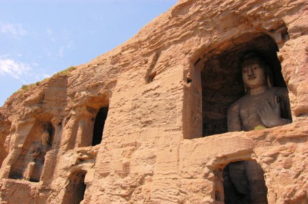 UNESCO Yungang Grottoes Buddhist caves, China