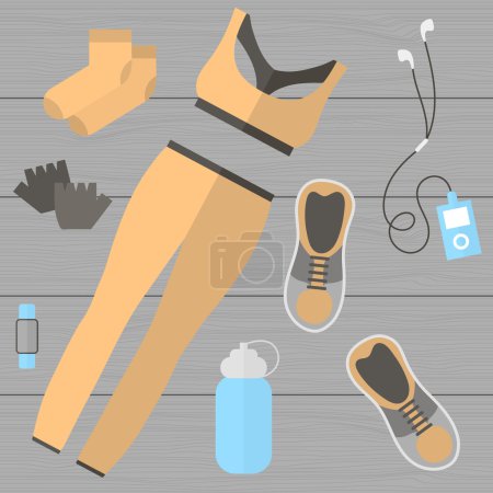 平面运动和健身元素