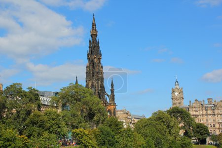 The Scott monument in Edinburgh, Scotland